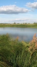 Ladda ner Landscape, Water, Grass, Sky bilden 540x960 till mobilen.