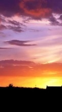 Ladda ner Landscape, Sunset, Sky bilden 1280x800 till mobilen.
