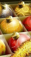 Ladda ner Holidays, New Year, Objects, Christmas, Xmas bilden 320x480 till mobilen.