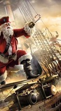 New Year, Pirats, Christmas, Xmas, Santa Claus, Funny