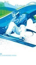 Ladda ner Sport, Winter, Olympics, Drawings, Snowboarding bilden 240x320 till mobilen.