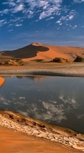 Ladda ner Landscape, Rivers, Sand, Desert bilden 540x960 till mobilen.
