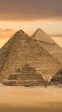 Ladda ner Landscape,Pyramids bilden till mobilen.