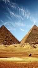 Ladda ner Landscape,Pyramids bilden till mobilen.