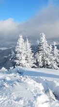 Ladda ner Landscape,Nature,Snow,Winter bilden till mobilen.
