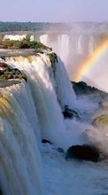Landscape, Water, Waterfalls, Rainbow till Sony Xperia ion
