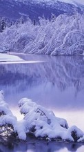 Landscape,Rivers,Winter till Samsung Galaxy A8