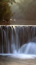 Ladda ner Landscape, Water, Waterfalls bilden 480x800 till mobilen.