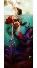 Ladda ner Mermaids, Drawings bilden 1080x1920 till mobilen.