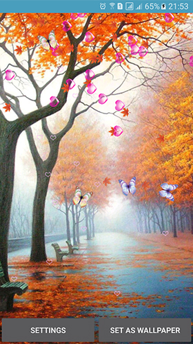 Gratis levande bakgrundsbilder Autumn by 3D Top Live Wallpaper på Android-mobiler och surfplattor.
