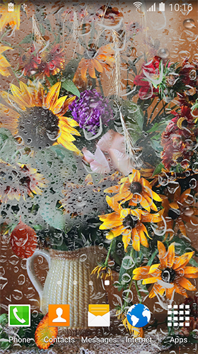 Gratis Blommor live wallpaper för Android på surfplattan arbetsbordet: Autumn flower.