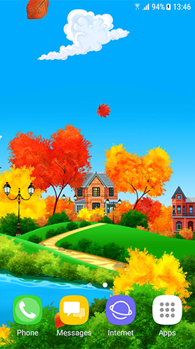 Gratis levande bakgrundsbilder Autumn sunny day på Android-mobiler och surfplattor.