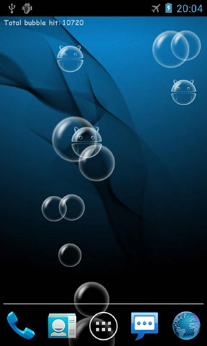 Gratis levande bakgrundsbilder Bubble by Xllusion på Android-mobiler och surfplattor.