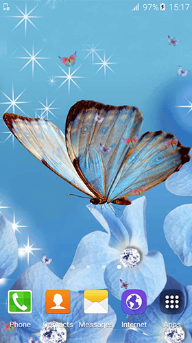Gratis levande bakgrundsbilder Butterfly by Free Wallpapers and Backgrounds på Android-mobiler och surfplattor.