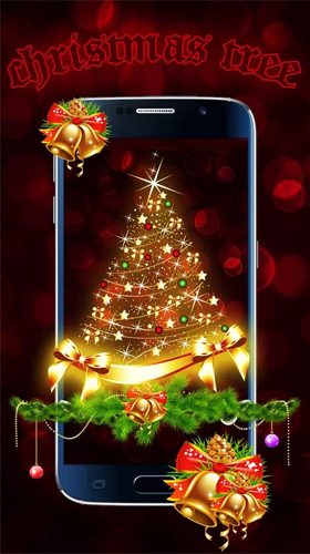 Gratis Semestrar live wallpaper för Android på surfplattan arbetsbordet: Christmas tree by Live Wallpapers Studio Theme.