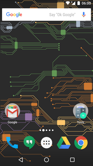 Gratis Hi-tech live wallpaper för Android på surfplattan arbetsbordet: Circuitry.