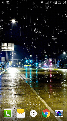 Gratis levande bakgrundsbilder City rain på Android-mobiler och surfplattor.