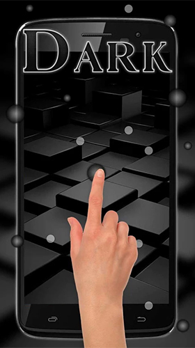Gratis 3D live wallpaper för Android på surfplattan arbetsbordet: Dark black.