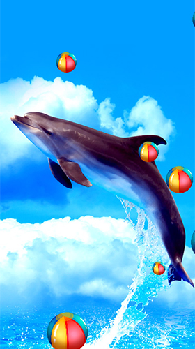 Gratis Interactive live wallpaper för Android på surfplattan arbetsbordet: Dolphins by Latest Live Wallpapers.