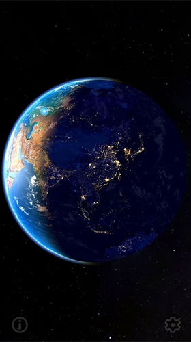 Gratis levande bakgrundsbilder Earth and Moon 3D på Android-mobiler och surfplattor.