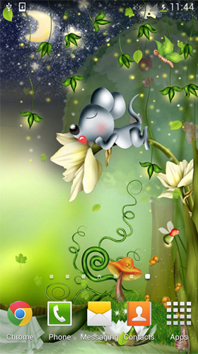 Gratis Fantasi live wallpaper för Android på surfplattan arbetsbordet: Fairy by orchid.