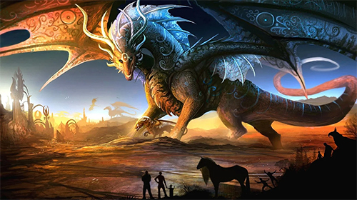 Gratis levande bakgrundsbilder Fire dragon by Amazing Live Wallpaperss på Android-mobiler och surfplattor.