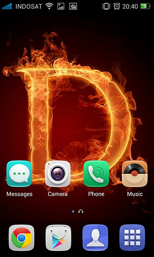 Gratis levande bakgrundsbilder Fire letter 3D på Android-mobiler och surfplattor.