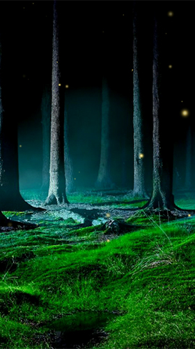 Gratis levande bakgrundsbilder Fireflies by Wallpapers and Backgrounds Live på Android-mobiler och surfplattor.