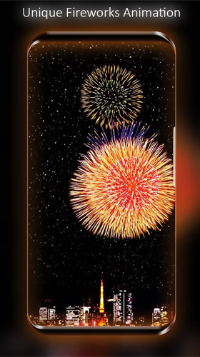Gratis Semestrar live wallpaper för Android på surfplattan arbetsbordet: Fireworks by Live Wallpapers HD.