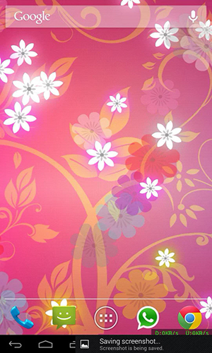 Gratis Blommor live wallpaper för Android på surfplattan arbetsbordet: Flowers by Dutadev.
