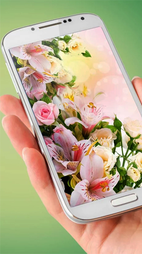 Gratis Blommor live wallpaper för Android på surfplattan arbetsbordet: Flowers by Ultimate Live Wallpapers PRO.