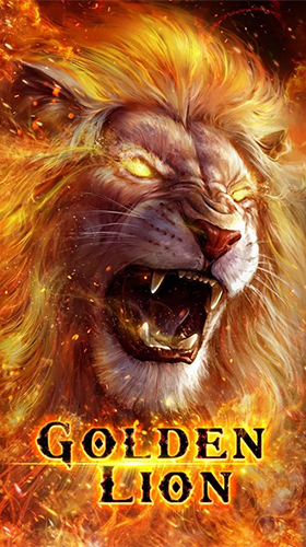 Gratis levande bakgrundsbilder Golden lion på Android-mobiler och surfplattor.