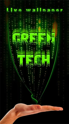 Gratis Hi-tech live wallpaper för Android på surfplattan arbetsbordet: Green tech.