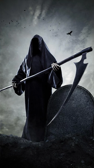 Gratis levande bakgrundsbilder Grim Reaper på Android-mobiler och surfplattor.