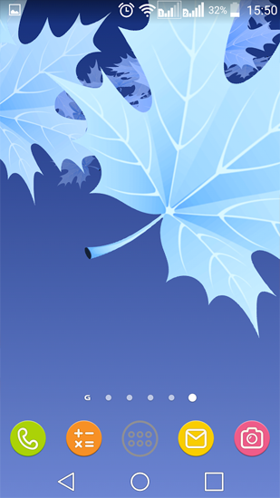 Gratis Växter live wallpaper för Android på surfplattan arbetsbordet: Maple Leaves.