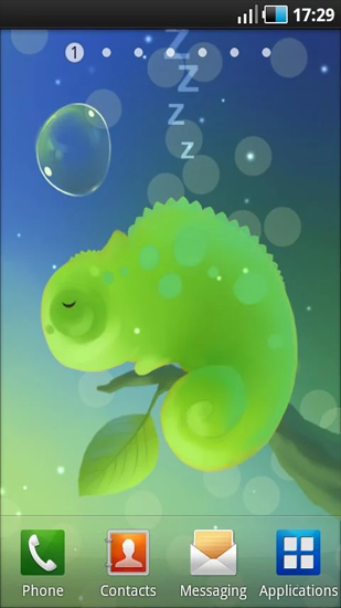Gratis Djur live wallpaper för Android på surfplattan arbetsbordet: Mini Chameleon.