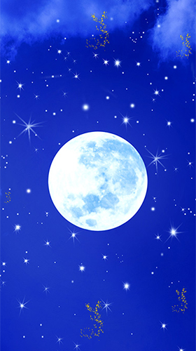 Gratis levande bakgrundsbilder Moonlight by Fantastic Live Wallpapers på Android-mobiler och surfplattor.