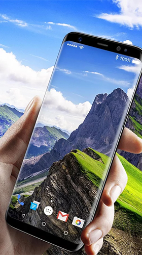 Gratis levande bakgrundsbilder Mountain nature HD på Android-mobiler och surfplattor.