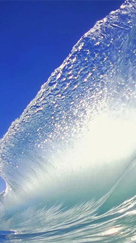 Gratis Interactive live wallpaper för Android på surfplattan arbetsbordet: Ocean waves by Fusion Wallpaper.