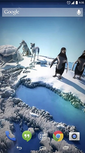 Gratis 3D live wallpaper för Android på surfplattan arbetsbordet: Planet Zoo.