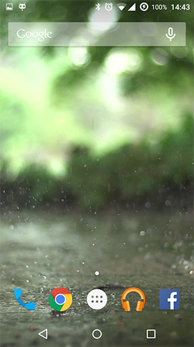 Gratis levande bakgrundsbilder Real rain på Android-mobiler och surfplattor.