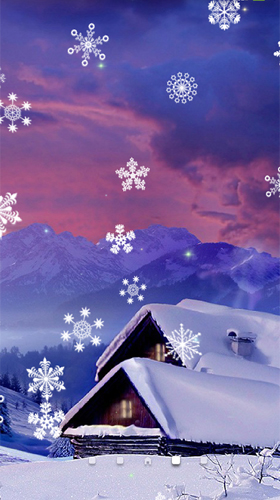 Gratis levande bakgrundsbilder Snowfall by Amax LWPS på Android-mobiler och surfplattor.