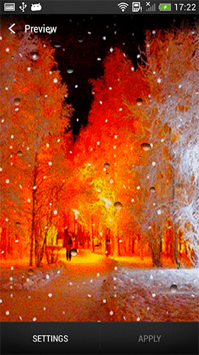 Gratis levande bakgrundsbilder Snowfall by Live Wallpaper HD 3D på Android-mobiler och surfplattor.