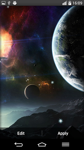 Gratis levande bakgrundsbilder Space planets på Android-mobiler och surfplattor.
