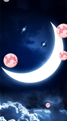 Gratis levande bakgrundsbilder The Moon på Android-mobiler och surfplattor.