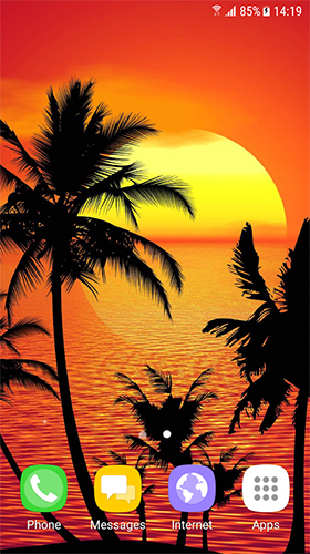 Gratis levande bakgrundsbilder Tropical by BlackBird Wallpapers på Android-mobiler och surfplattor.