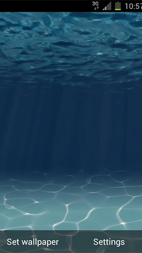 Gratis Interactive live wallpaper för Android på surfplattan arbetsbordet: Under the sea by Glitchshop.