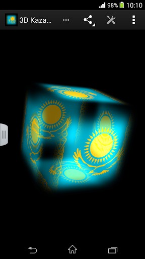 Gratis Logotyper live wallpaper för Android på surfplattan arbetsbordet: 3D Kazakhstan.