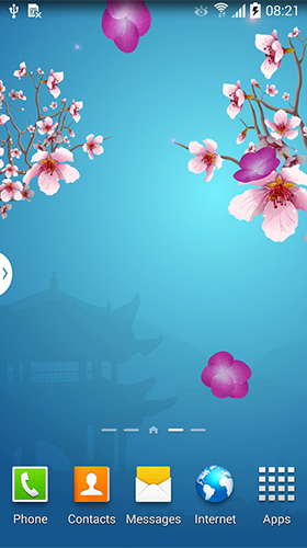 Ladda ner Abstract sakura - gratis live wallpaper för Android på skrivbordet.