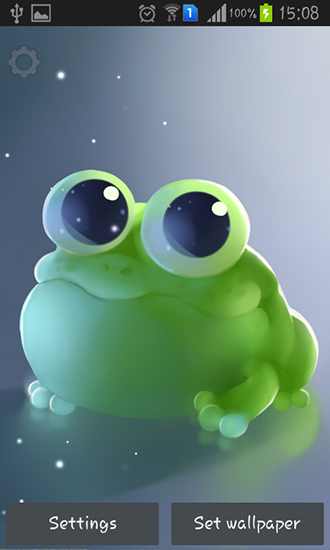 Apple frog - ladda ner levande bakgrundsbilder till Android 3.0 mobiler.